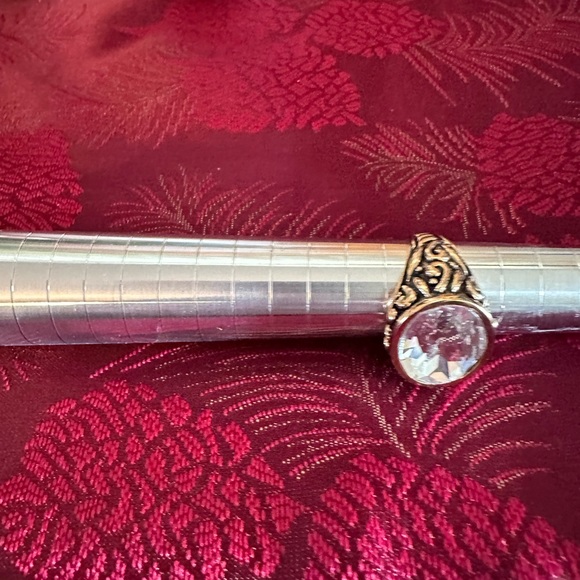 Cocktail Ring gold tone made in Thailand - Picture 5 of 7